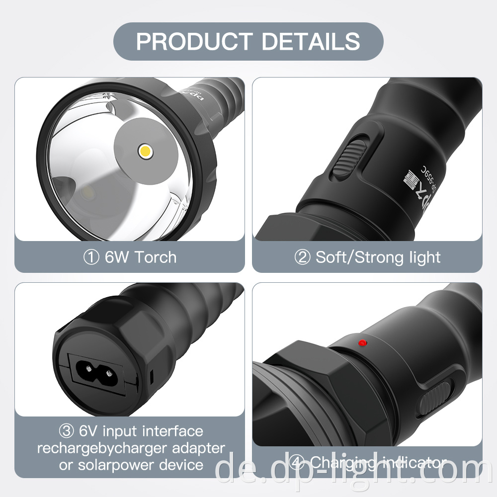 Portable Daily Carry Torch Flashlight